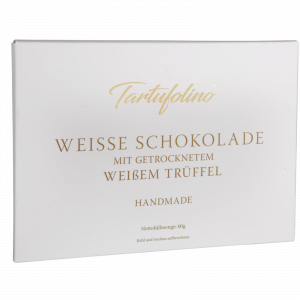 WHITE CHOCOLATE WITH PIECES OF DRIED WHITE TRUFFLES